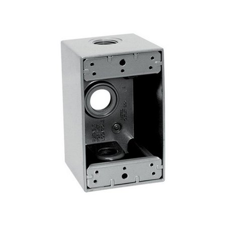 SIGMA Electrical Box, Outlet Box, 1 Gang 3460326